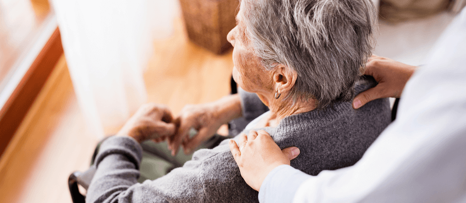 A caregiver at a respite care home.